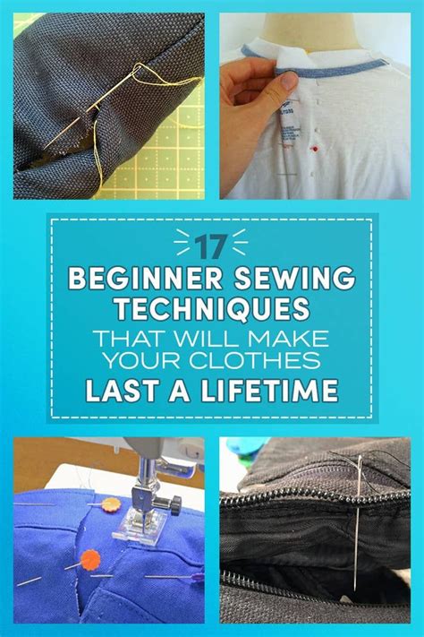 17 Beginner Sewing Techniques That Will Make Your Clothes Last A ...