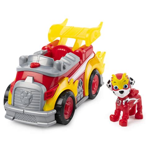 PAW Patrol, Mighty Pups Super PAWs Marshall’s Deluxe Vehicle with Lights and Sounds - Walmart.com