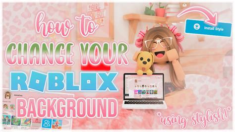 How to CHANGE Your ROBLOX BACKGROUND THEME Using Stylish! || Aesthetic Roblox Background ♡ - YouTube