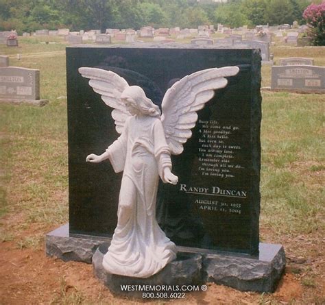 Duncan | Angel Monuments and Headstones | Headstones, Granite ...