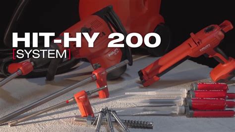 INTRODUCING the Hilti HIT-HY 200 system with SafeSet™ technology - YouTube