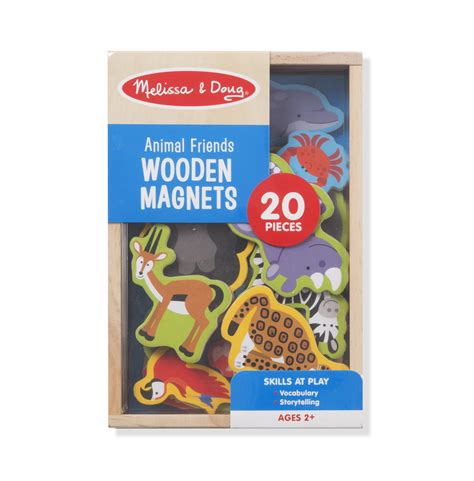 Melissa & Doug Wooden Magnets – Animals - Walmart.com