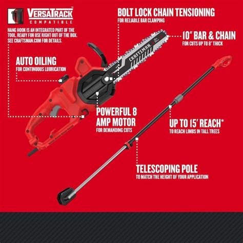 Craftsman Electric Pole Chain Saw at Craftsman Power Equipment