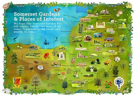 Map | Somerset Garden Day | UK's First Ever Garden Day | Somerset ...