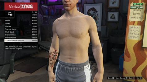 Image - Tattoo GTAV Online Male Right Arm Death Before Dishonor.jpg ...