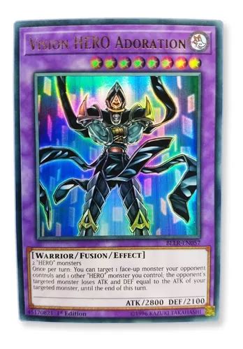 Yugi-oh! Vision Hero Adoration Bllr-en057 Ultra