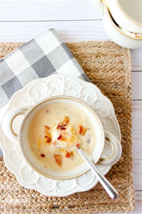 Loaded Potato Soup | Domestically Creative