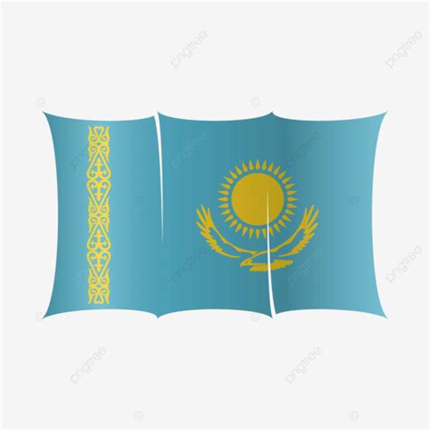 Kazakhstan Flag Vector, Kazakhstan, Flag, Kazakhstan Day PNG and Vector ...