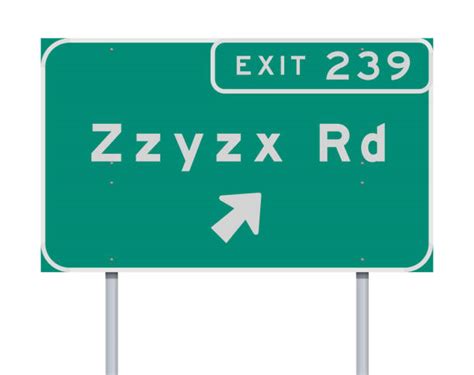 Interstate Highway Exit Signs