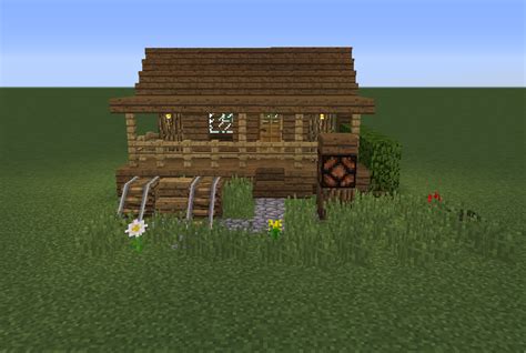 Design 50 of Small Cabin Minecraft | melodies-mine