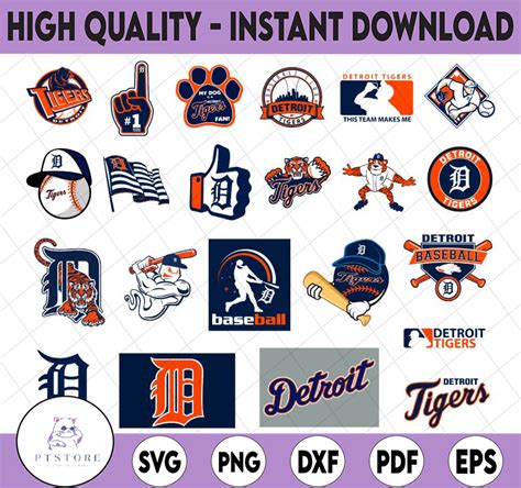 22 Files Detroit Tigers Svg, Baseball Clipart, Cricut Detroi - Inspire ...