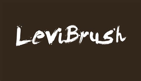 Levi Brush free font