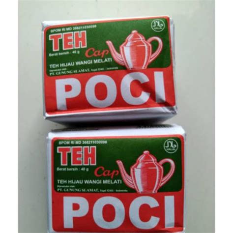 Jual TEH POCI HIJAU / TEH POCI TUBRUK 40GR | Shopee Indonesia