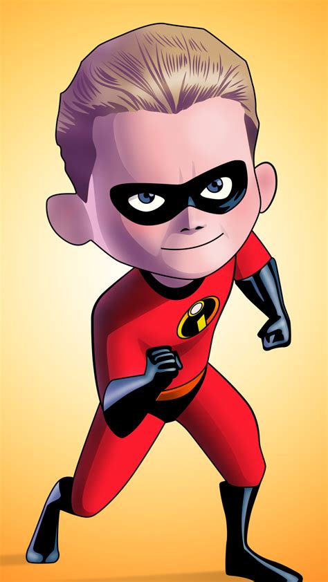 Download Dash From The Incredibles 2 1080x1920 Resolution, HD 4K Wallpaper