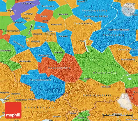 Political Map of Altai Republic