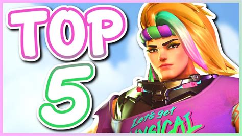 Overwatch - TOP 5 BEST ZARYA SKINS - YouTube