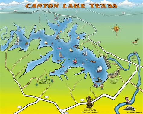 Canyon Lake Texas #1 Digital Art by Kevin Middleton - Pixels