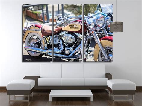 Harley Davidson Wall Art Harley Davidson Wall Decor Harley | Etsy