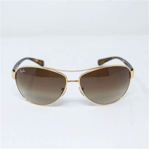 Ray-Ban Aviator Gold & Tortoise Shell Sunglasses with Brown Lenses ...