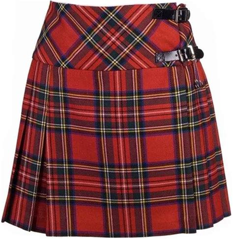 The Scotland Kilt Company Femmes Écossais Traditionnel Écossais Highland Mini Billie Kilt Mod ...