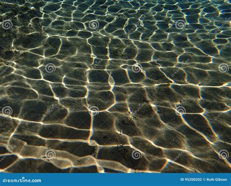 Water Ripple Surface Reflection on Sand Stock Photo - Image of ...