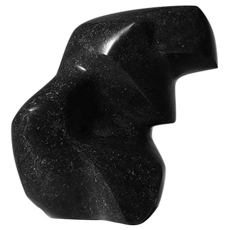 Hill Town, Black Marble Sculpture For Sale at 1stDibs