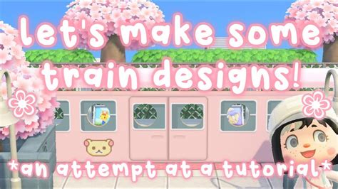 how to make train designs in animal crossing! || animal crossing new horizons - YouTube