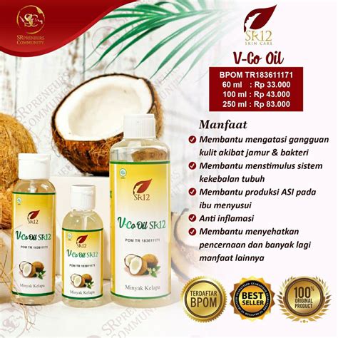 Minyak Kelapa Hijau Organik 60 ml Virgin Coconut Oil SR12 VICO VCO | Shopee Indonesia