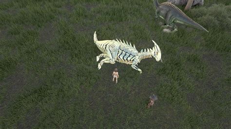 Check out this cool parasaur me and my friend found! : r/ARK