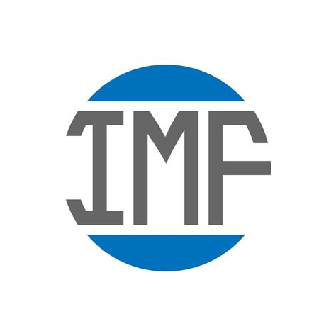 IMF letter logo design on white background. IMF creative initials ...