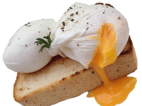 Poached Eggs on Toast transparent PNG - StickPNG