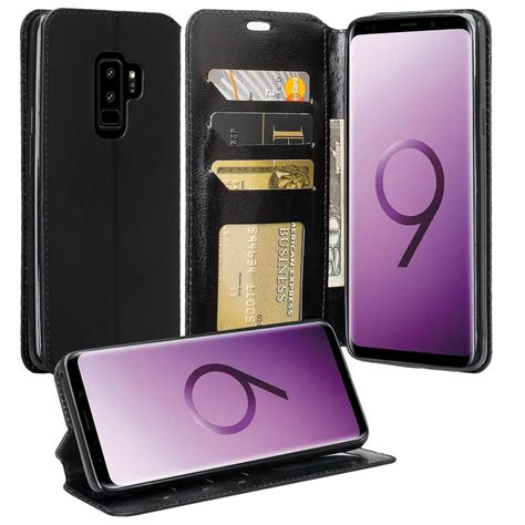 Galaxy S9 Case, Samsung Galaxy S9 Phone Cases, [Kickstand] Pu Leather ...