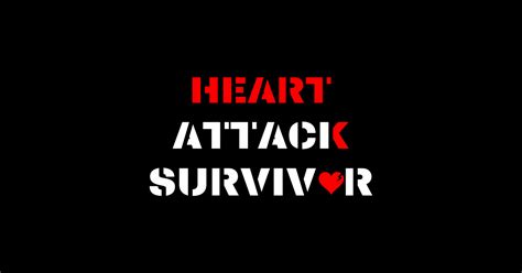 Heart Attack Survivor - Heart Attack Survivor - Sticker | TeePublic