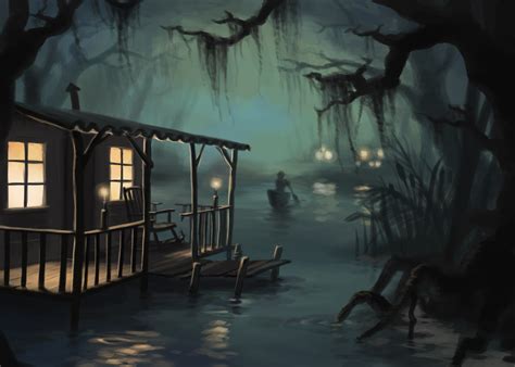 Bayou Shack by annekemikkers on DeviantArt