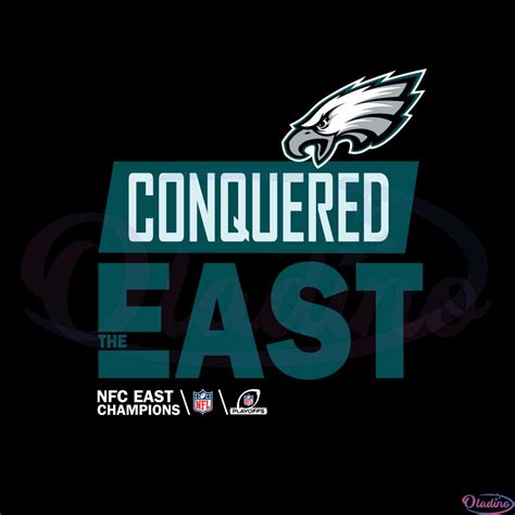 NFL Philadelphia Eagles 2022 NFC East Champions Svg File - Oladino