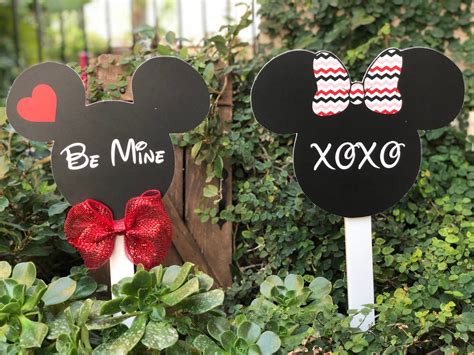 Valentine's Day Decorations Disney Inspired Yard Art - Etsy