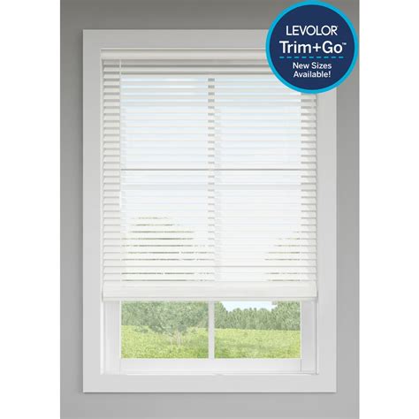 LEVOLOR 2-in Cordless White Faux Wood Vertical Blinds (Common: 67-in; Actual: 66.5-in x 64-in ...