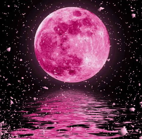 Menelwenaart : Photo | Moon painting, Moon art, Pink moon wallpaper