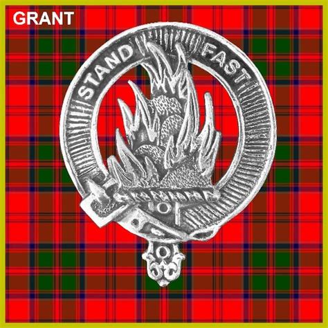 GRANT Clan Crest Badge CB02 by celticstudio on Etsy