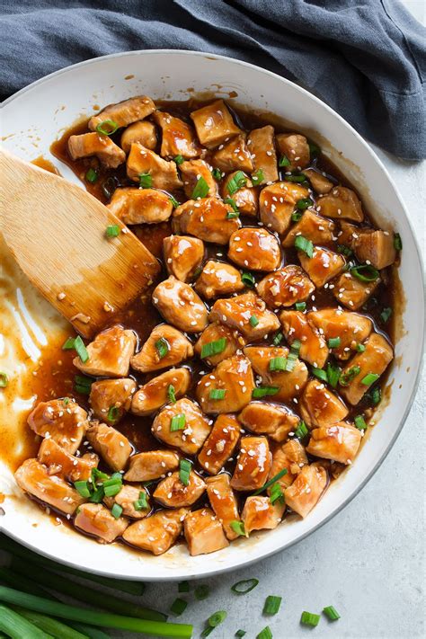 Teriyaki Chicken Bites Recipe - Kinastro