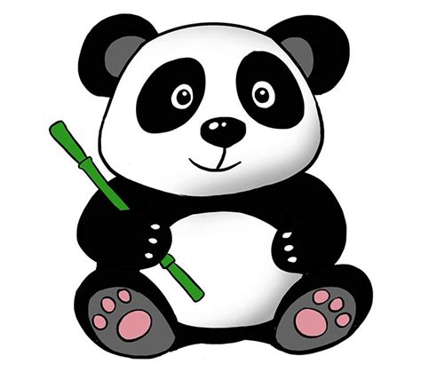 How to Draw a Cute Panda in a Few Easy Steps | Easy Drawing Guides ...