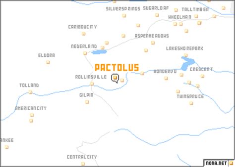 Pactolus (United States - USA) map - nona.net