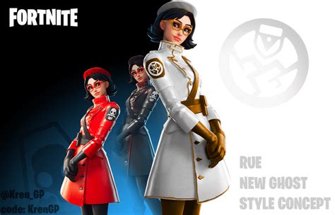 Skin Style Concept - Rue New Ghost Style Concept : FortNiteBR