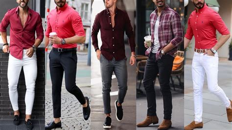 Arriba 58+ imagen maroon t shirt outfit - Abzlocal.mx