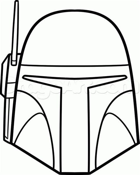 Easy to Draw Star Wars Characters | how to draw boba fett easy step 6 ...