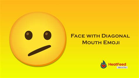 Face with Diagonal Mouth Emoji 🫤 - ️ Copy And Paste 📋