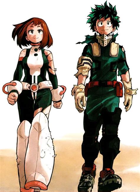 Deku X Uraraka Walking together after a mission by PrinceofDBZGames on ...