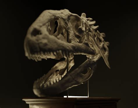 majungasaurus lifesized skull