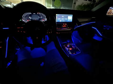 I love the G80’s interior at night : r/BMW