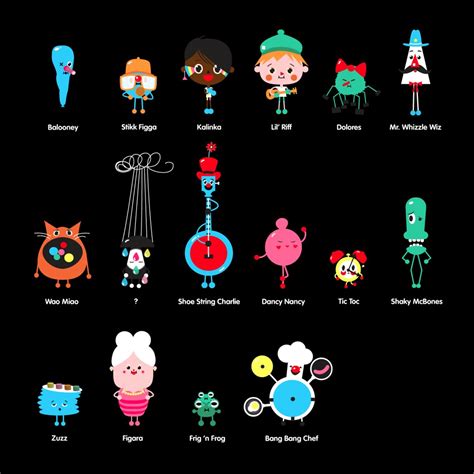 Toca Band Characters | From the iPhone & iPad app Toca Band … | Flickr